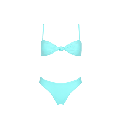 . BIKINI TOP 25 BANDEAU TOP  TURQUOISE 90