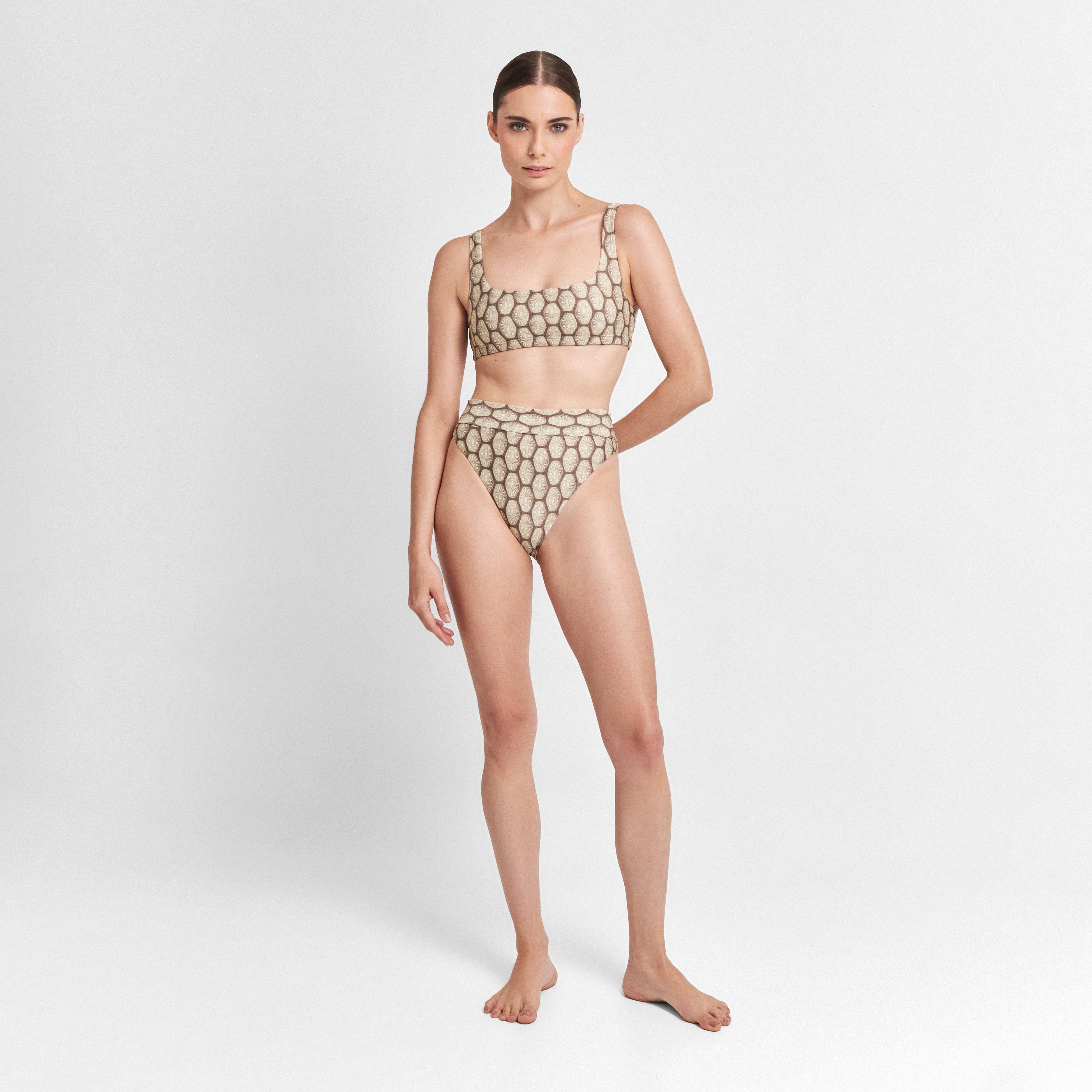 . BIKINI BOTTOM 24 HIGH RISE BOTTOM PIÑA 