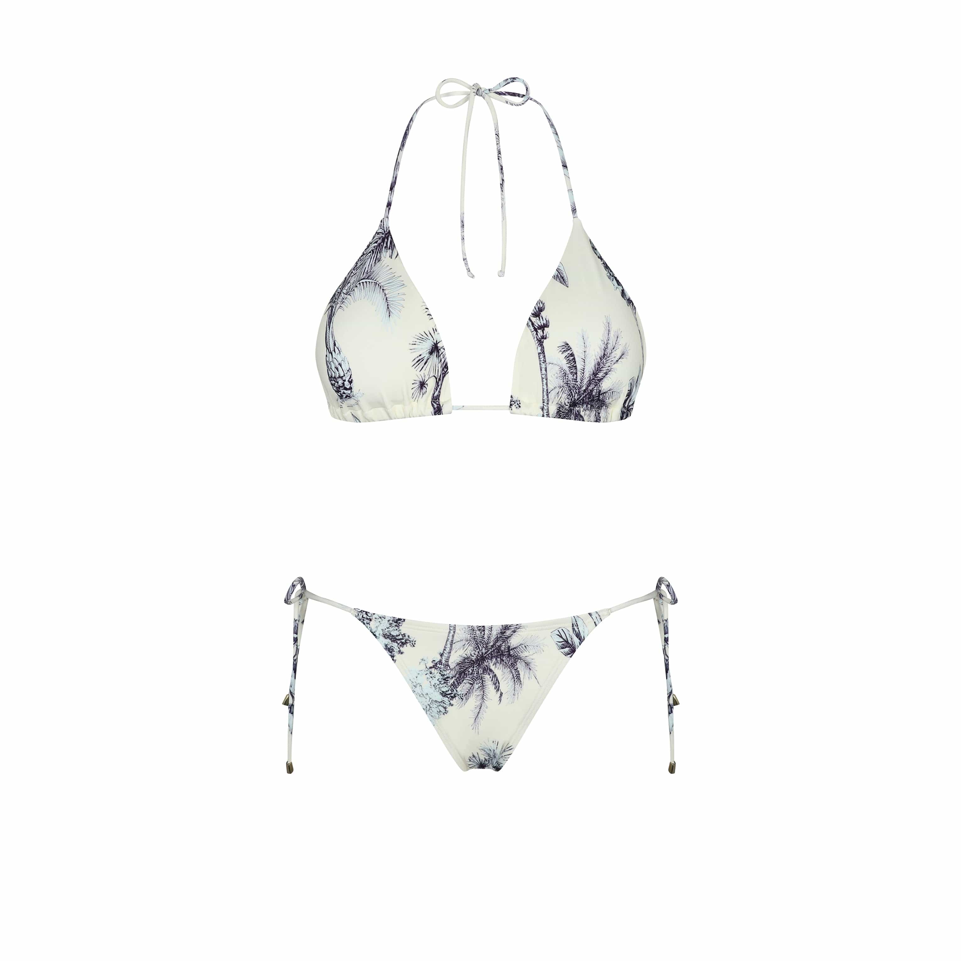 . BIKINI BOTTOM 24 SIDE TIE BOTTOM GRASSE BLEUE 