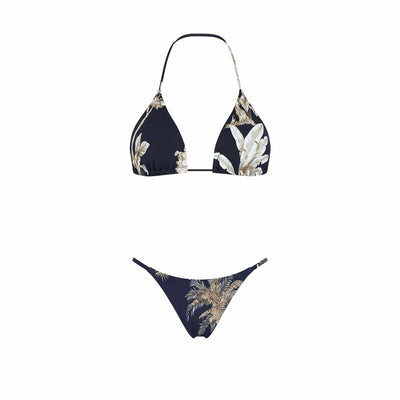 Bird Collage Full Coverage Bikini Top With Loop S1675B1439 – Agua de Coco
