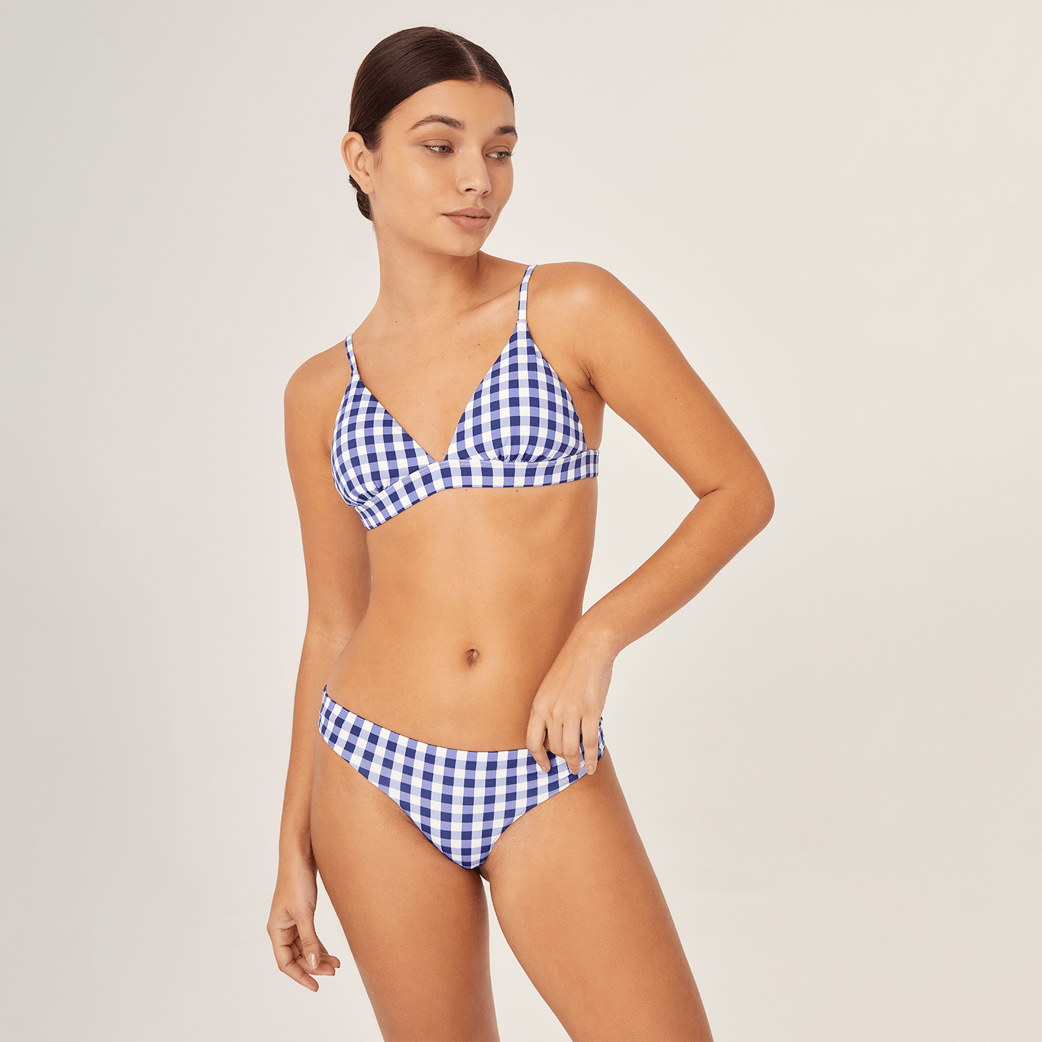 . BIKINI BOTTOM 25 HIPSTER BOTTOM VICHY BLU 18