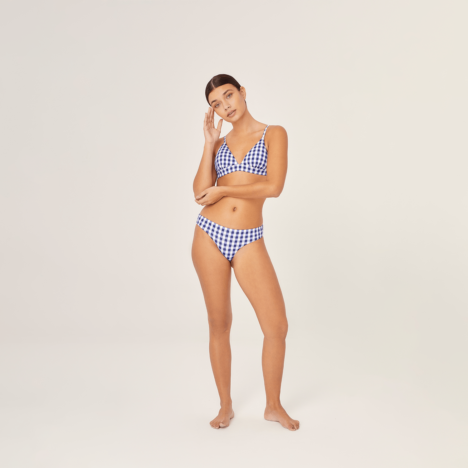 . BIKINI BOTTOM 25 HIPSTER BOTTOM VICHY BLU 18