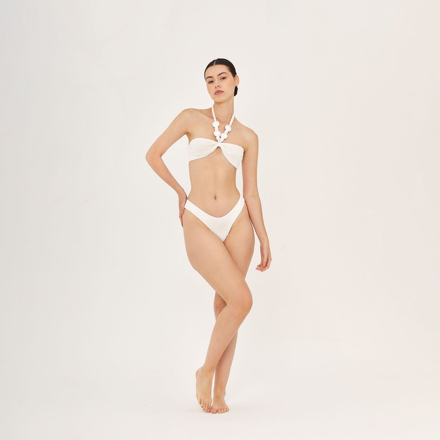 . BIKINI BOTTOM 26 HIGH LEG BOTTOM BLANC 23