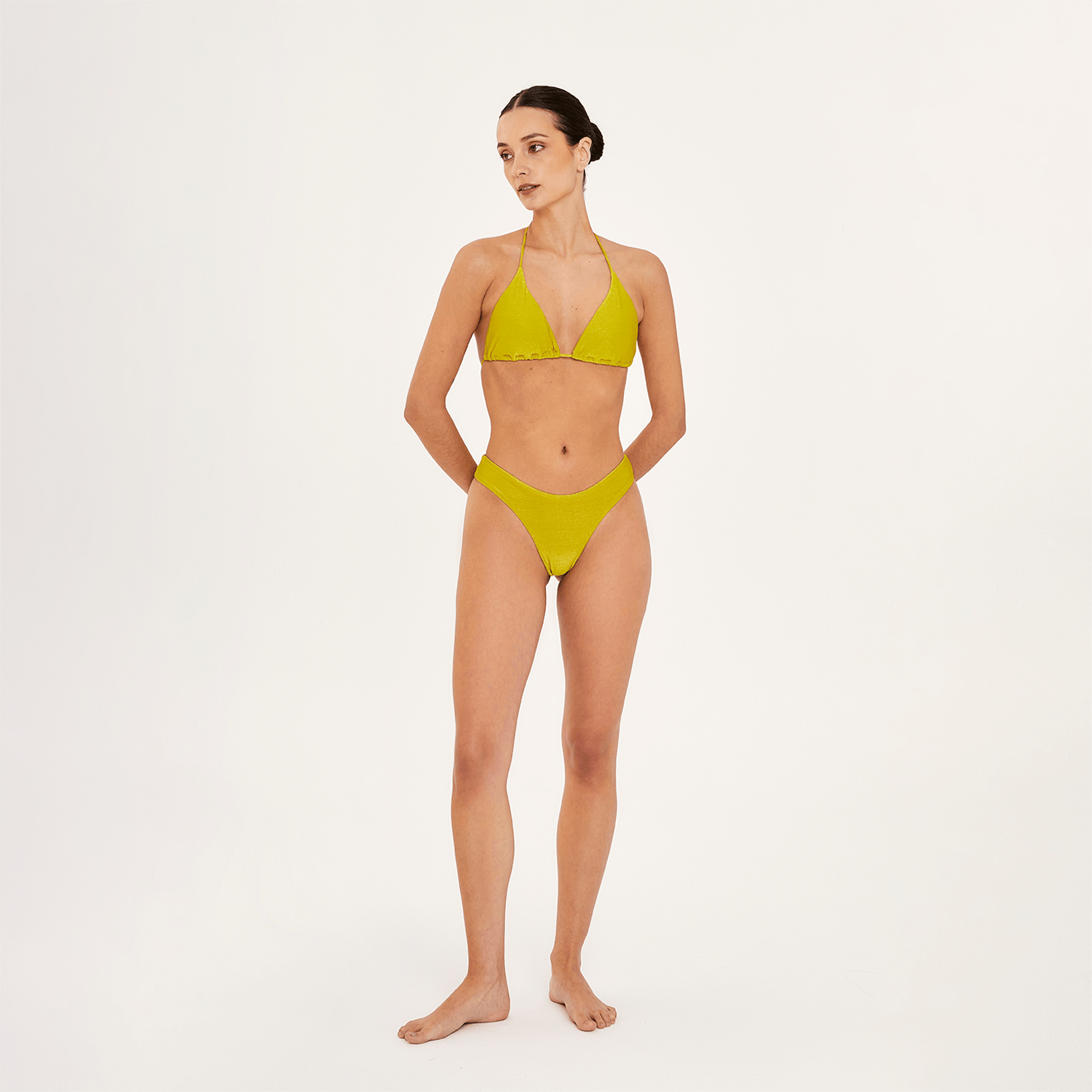 . BIKINI BOTTOM 26 HIGH LEG BOTTOM LIME 23