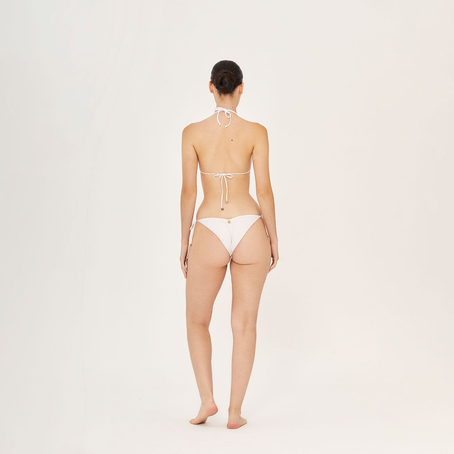 . BIKINI BOTTOM 26 SIDE TIE BOTTOM BLANC S 13