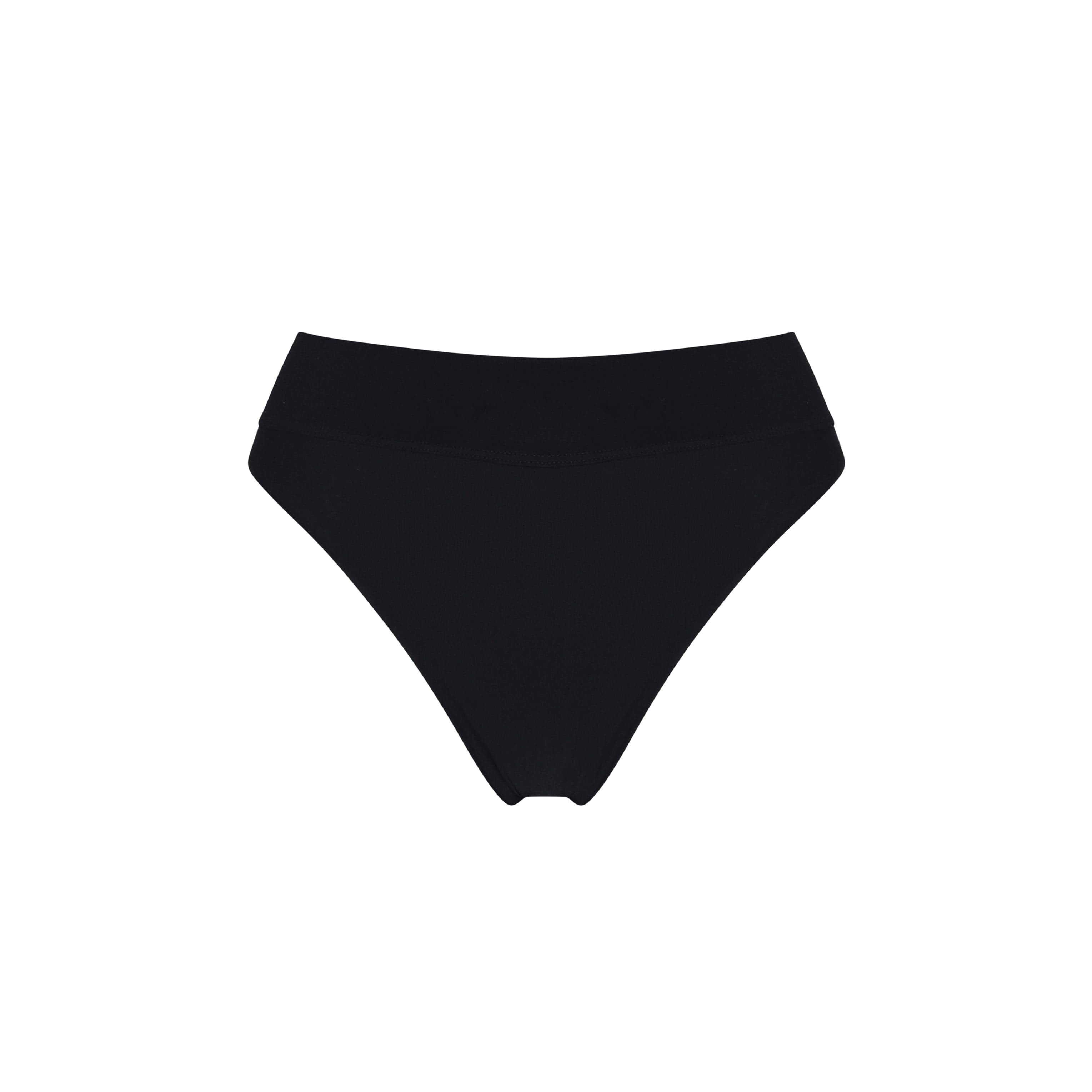 . BIKINI BOTTOM LISO HIGH RISE BOTTOM CLASSIC BLACK 