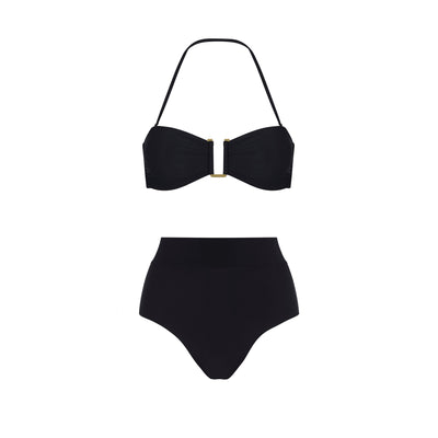 . BIKINI BOTTOM LISO HIGH RISE CLASSIC BOTTOM CLASSIC BLACK 