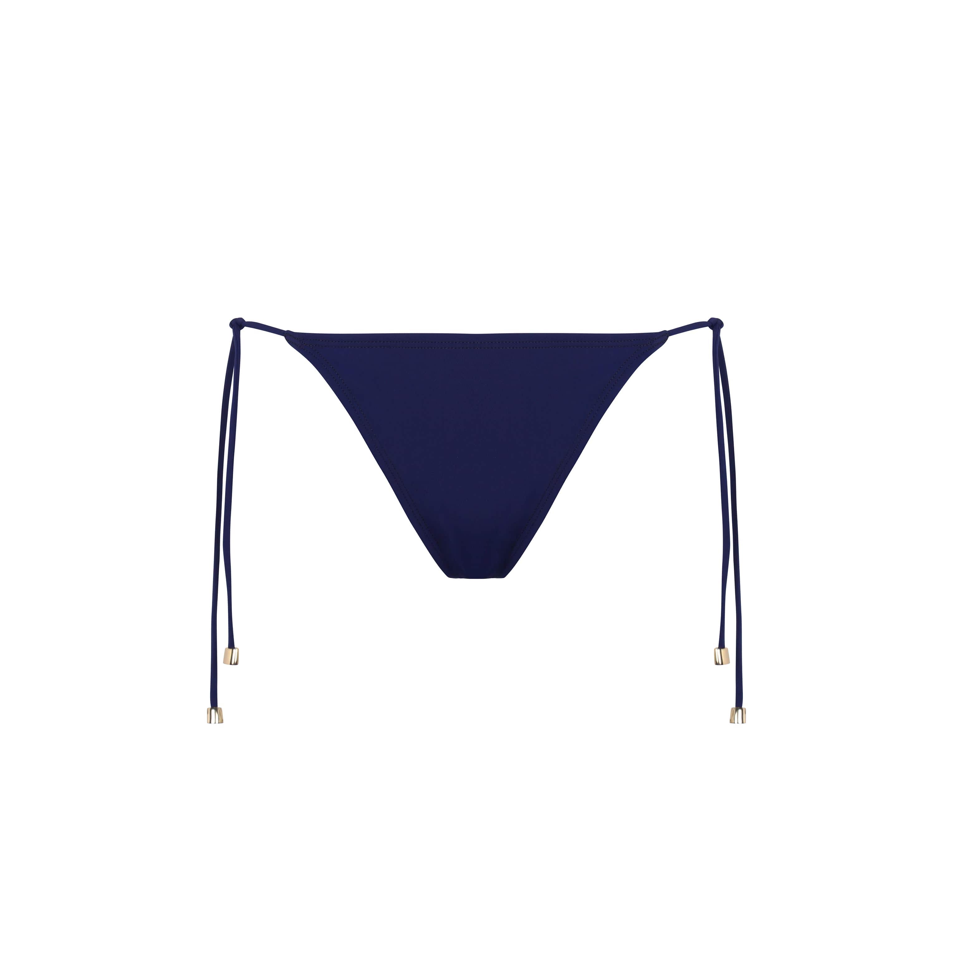 . BIKINI BOTTOM LISO SIDE TIE BOTTOM BLUE 