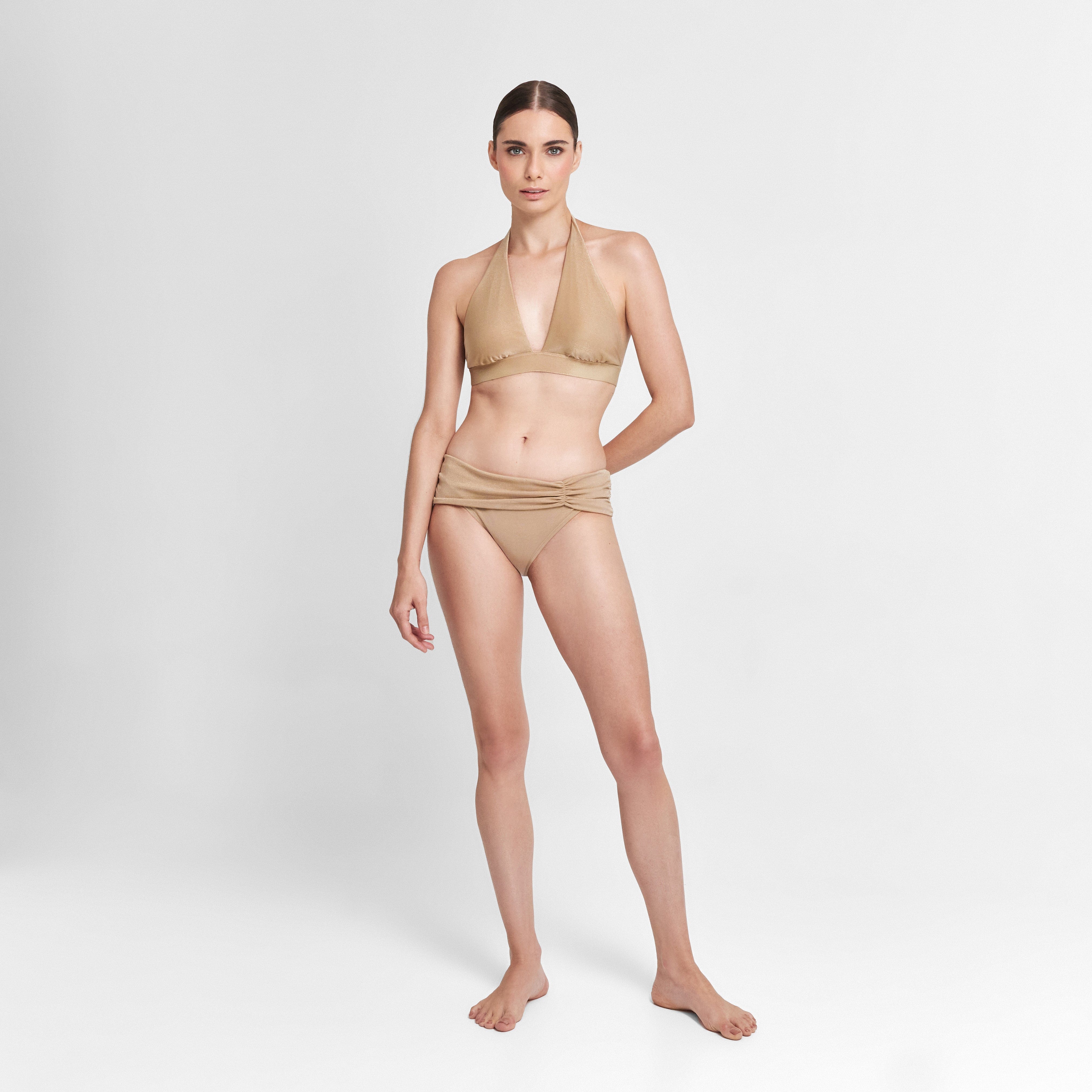 . BIKINI TOP 24 MISSY HALTER TOP DOREE 