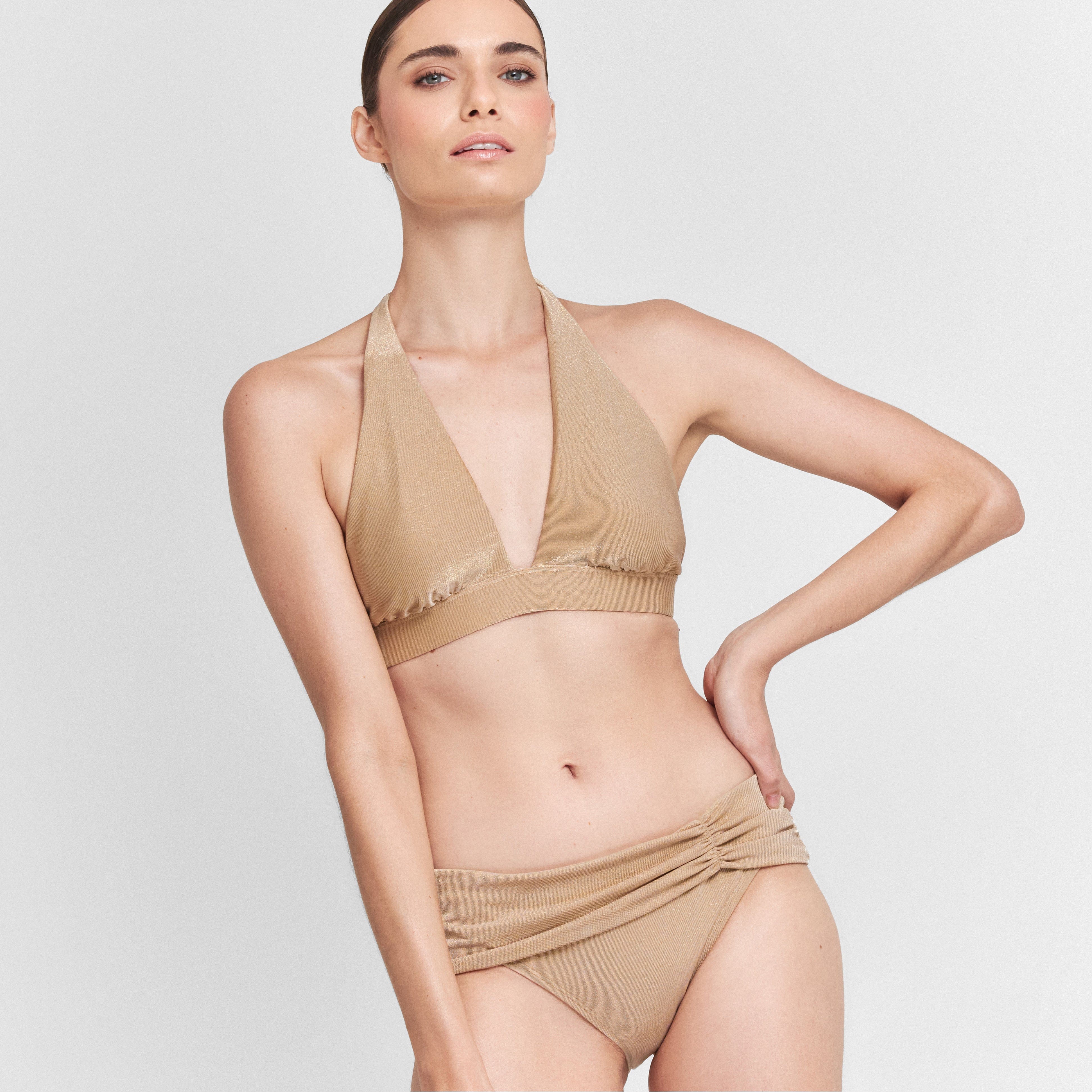 . BIKINI TOP 24 MISSY HALTER TOP DOREE 