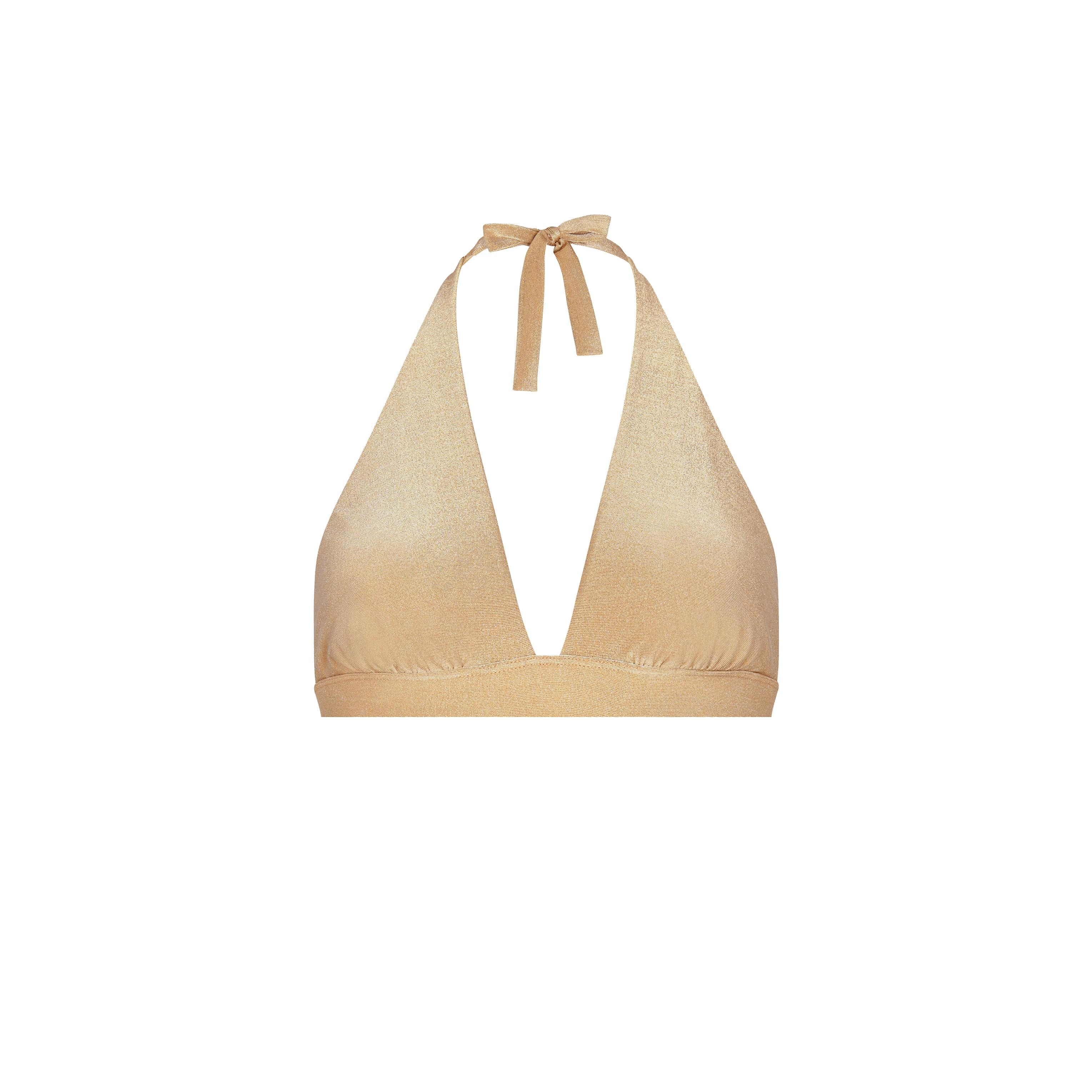 . BIKINI TOP 24 S MISSY HALTER TOP DOREE 