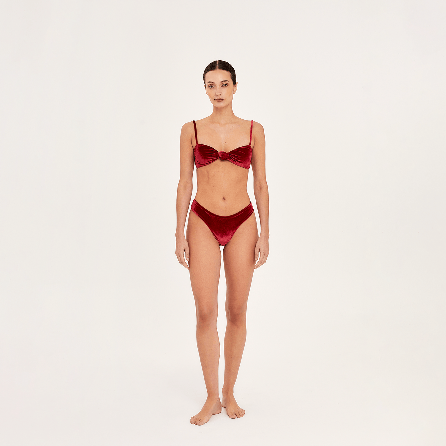 . BIKINI TOP 26 BANDEAU TOP ROUGE V 90