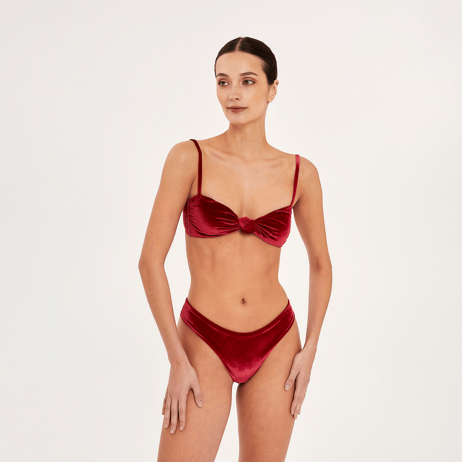 . BIKINI TOP 26 BANDEAU TOP ROUGE V 90