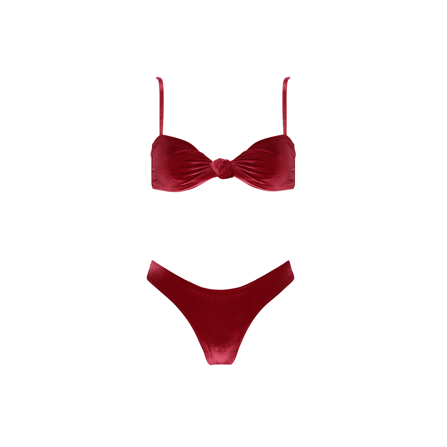 . BIKINI TOP 26 BANDEAU TOP ROUGE V 90