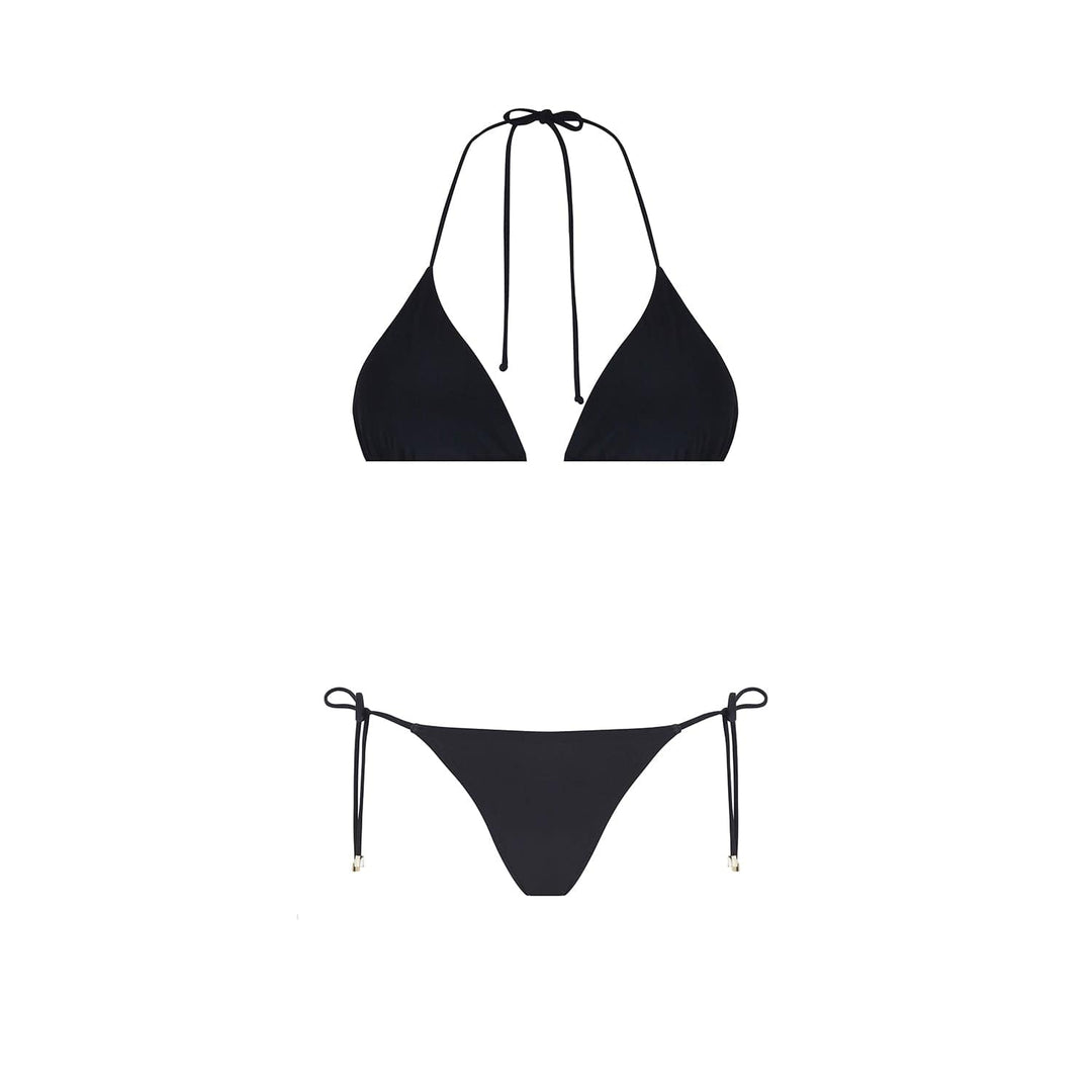 black triangle bathing suit top
