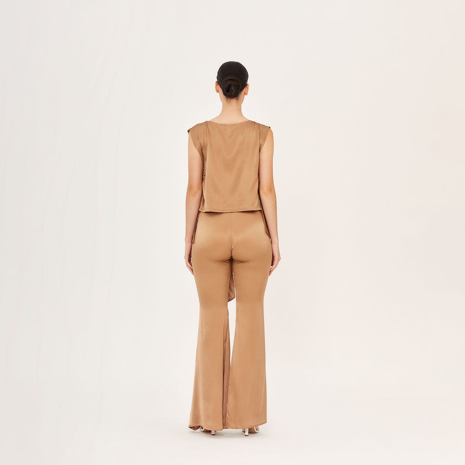 . BLOUSE 26 LONG BLOUSE SILK EA DUNE 441