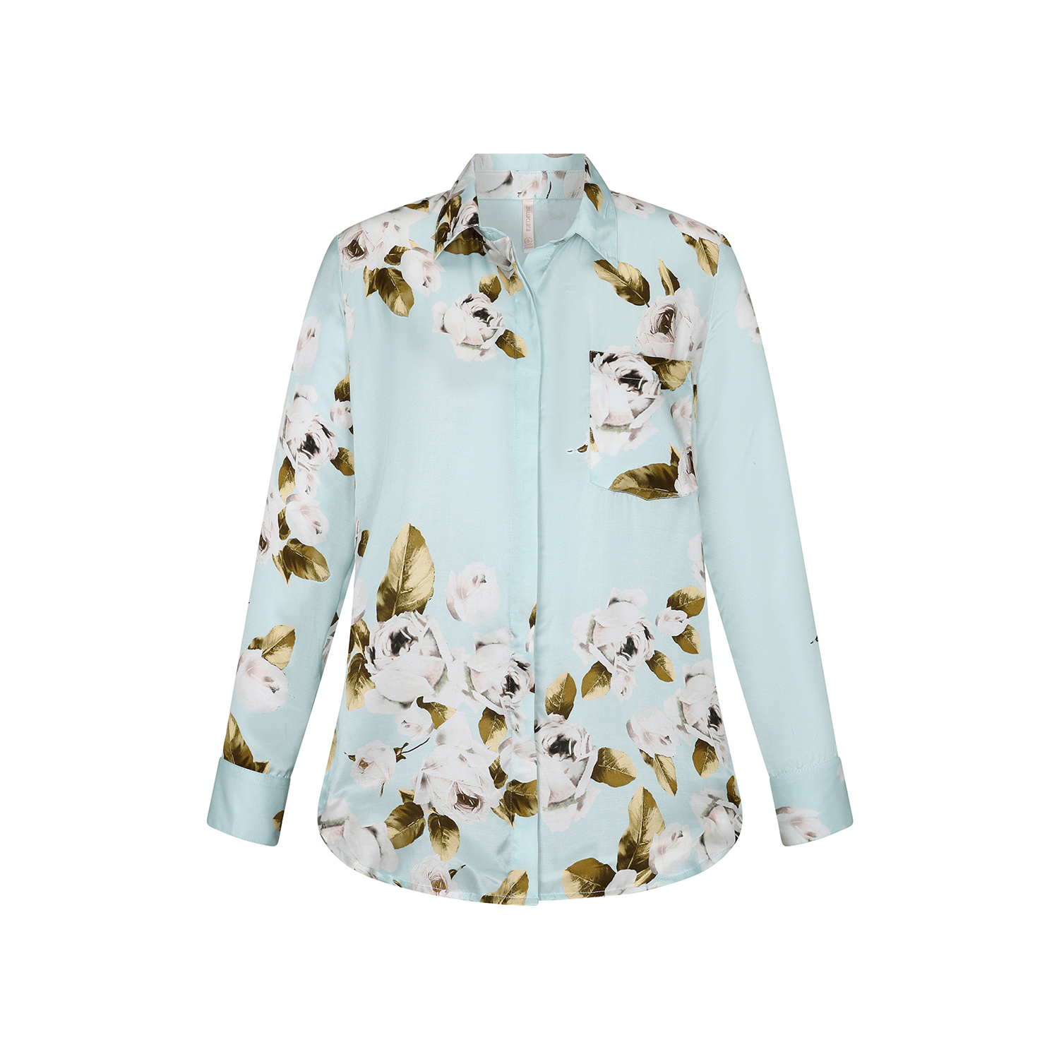 . BLOUSE 26 SHIRT 100% SILK JARDINS 444 S