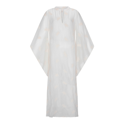 . DRESS 26 LONG KAFTAN COTTON VISCOSE LA PERLE 351