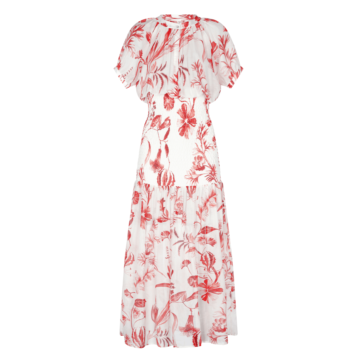 . DRESS 26 Maxi Dress Cotton Silk Rouge 255