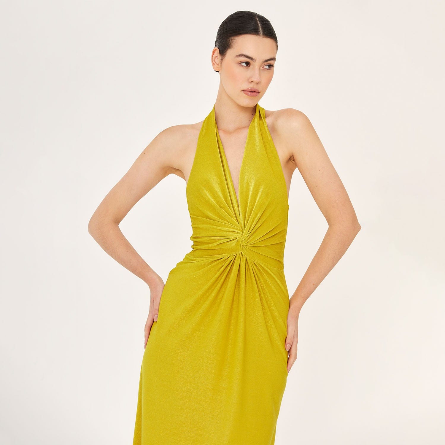 . DRESS 26 MAXI DRESS  LIME 284