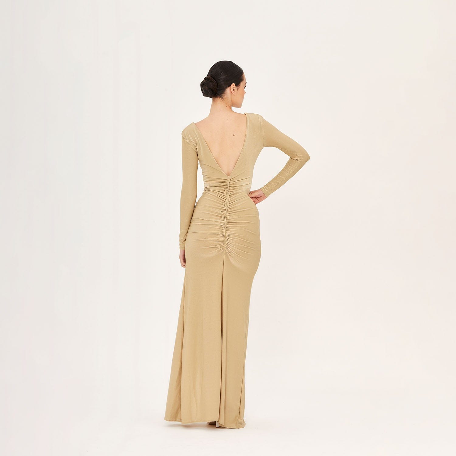 . DRESS 26 Maxi Dress Metallic Pa Doree 286