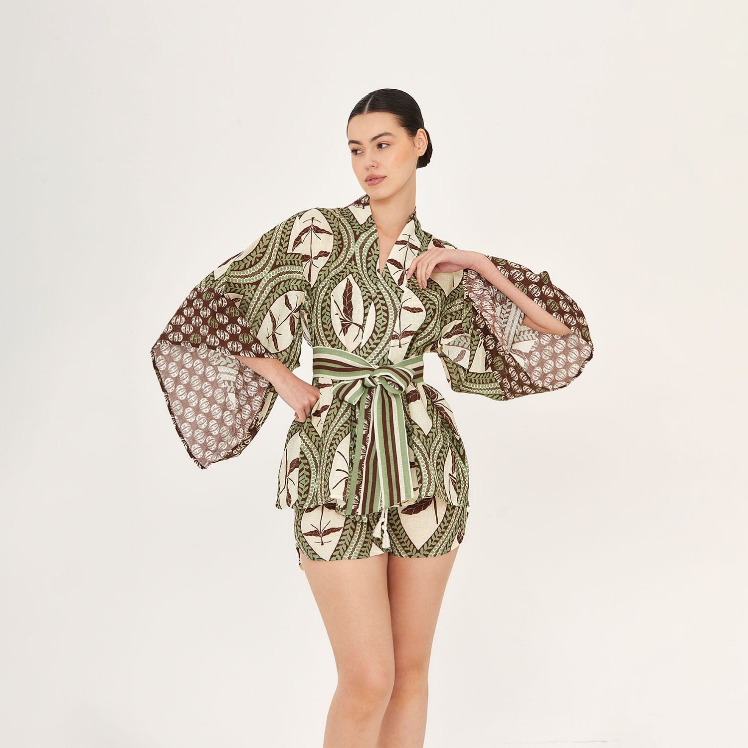 . DRESS 26 U Kimono 100% Linen Bedouine 371