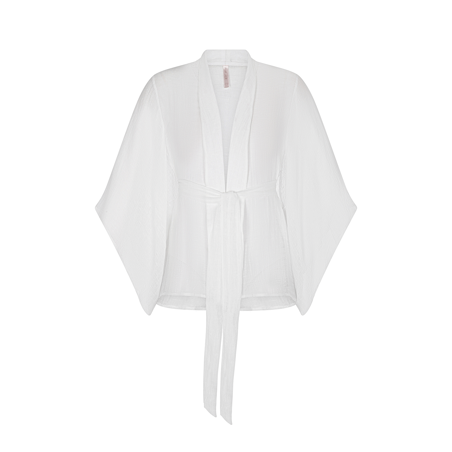 . DRESS 26 U KIMONO COTTON LINEN BLANC 371