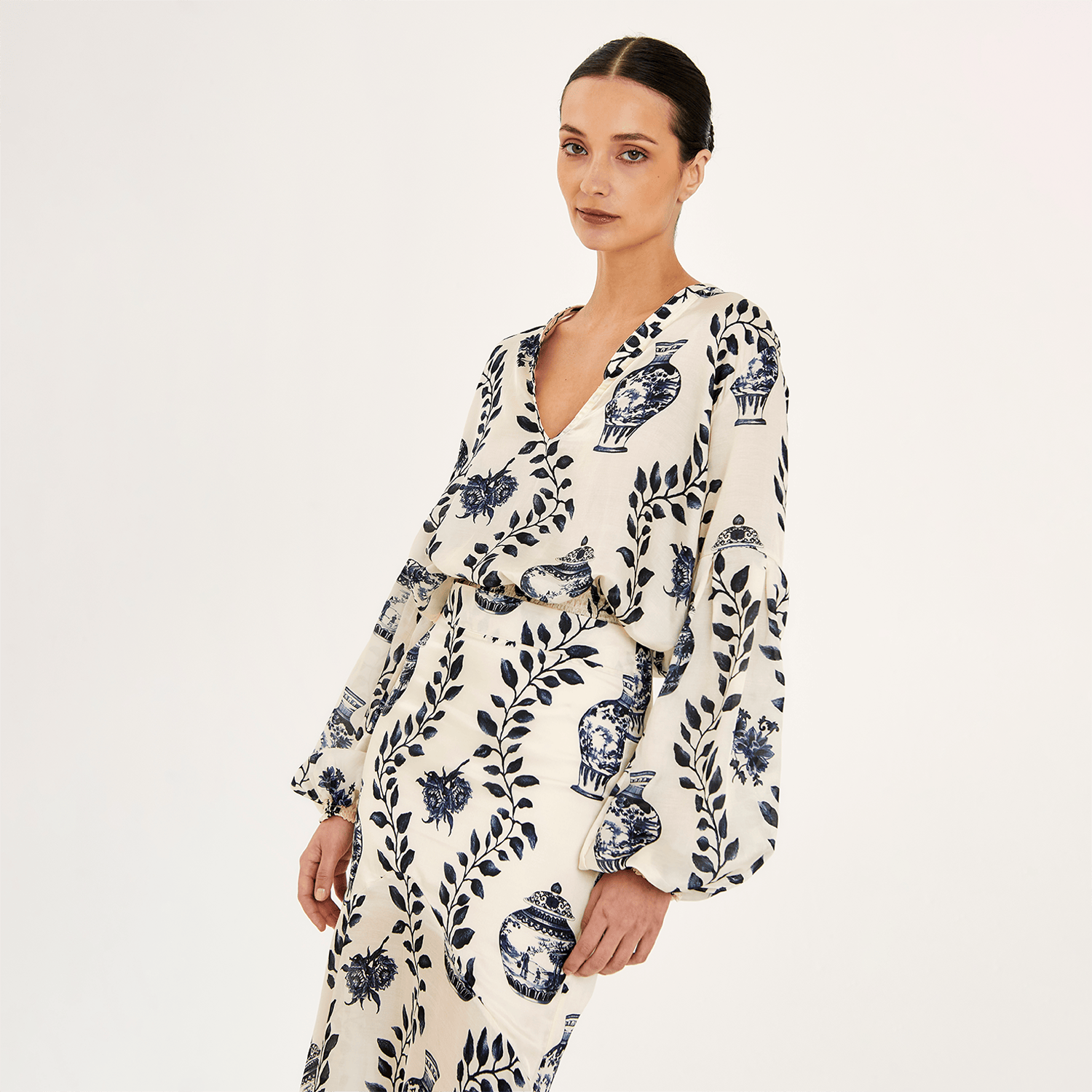 Dynastie Royale Aguaclara | Dynastie Royale - Set Blouse & Mermaid Skirt