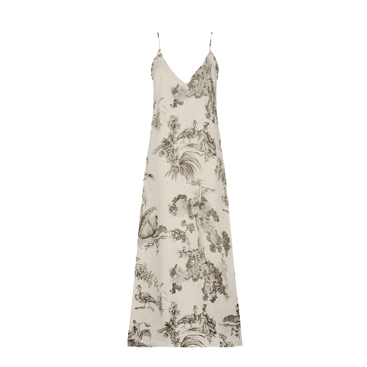 GOLDEN CARAVAN DRESS 27 Aguaclara | Midi Slip Dress Golden Caravan