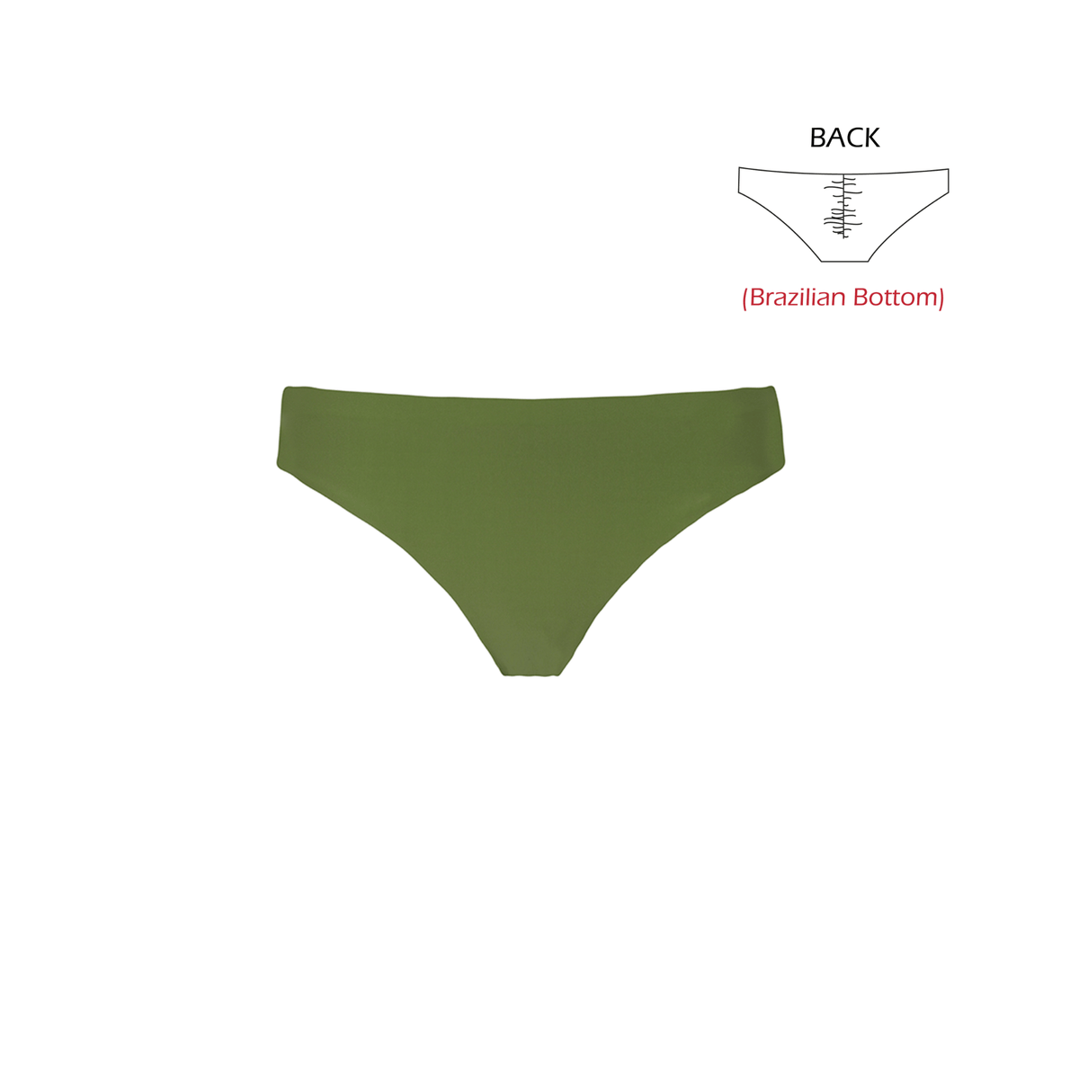 GREEN LOTUS BIKINI BOTTOM 27 Aguaclara | Hipster Bikini Bottom Green Lotus