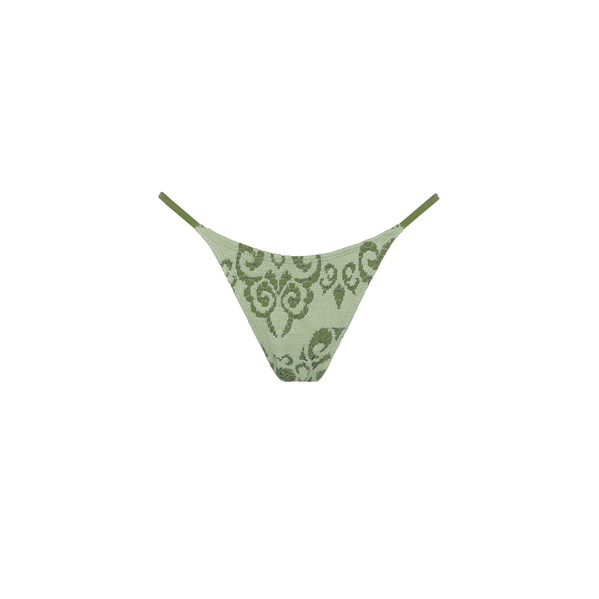 GREEN LOTUS BIKINI BOTTOM Aguaclara | String Bikini Bottom Green Lotus