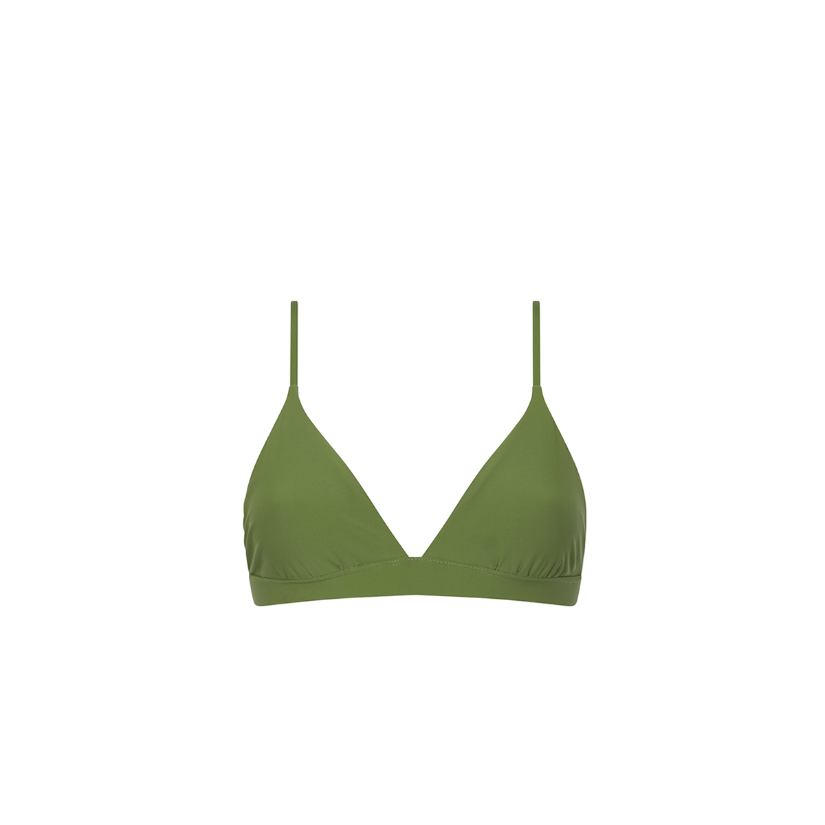 GREEN LOTUS BIKINI TOP 27 Aguaclara | Fixed Triangure Bikini Top Green Lotus