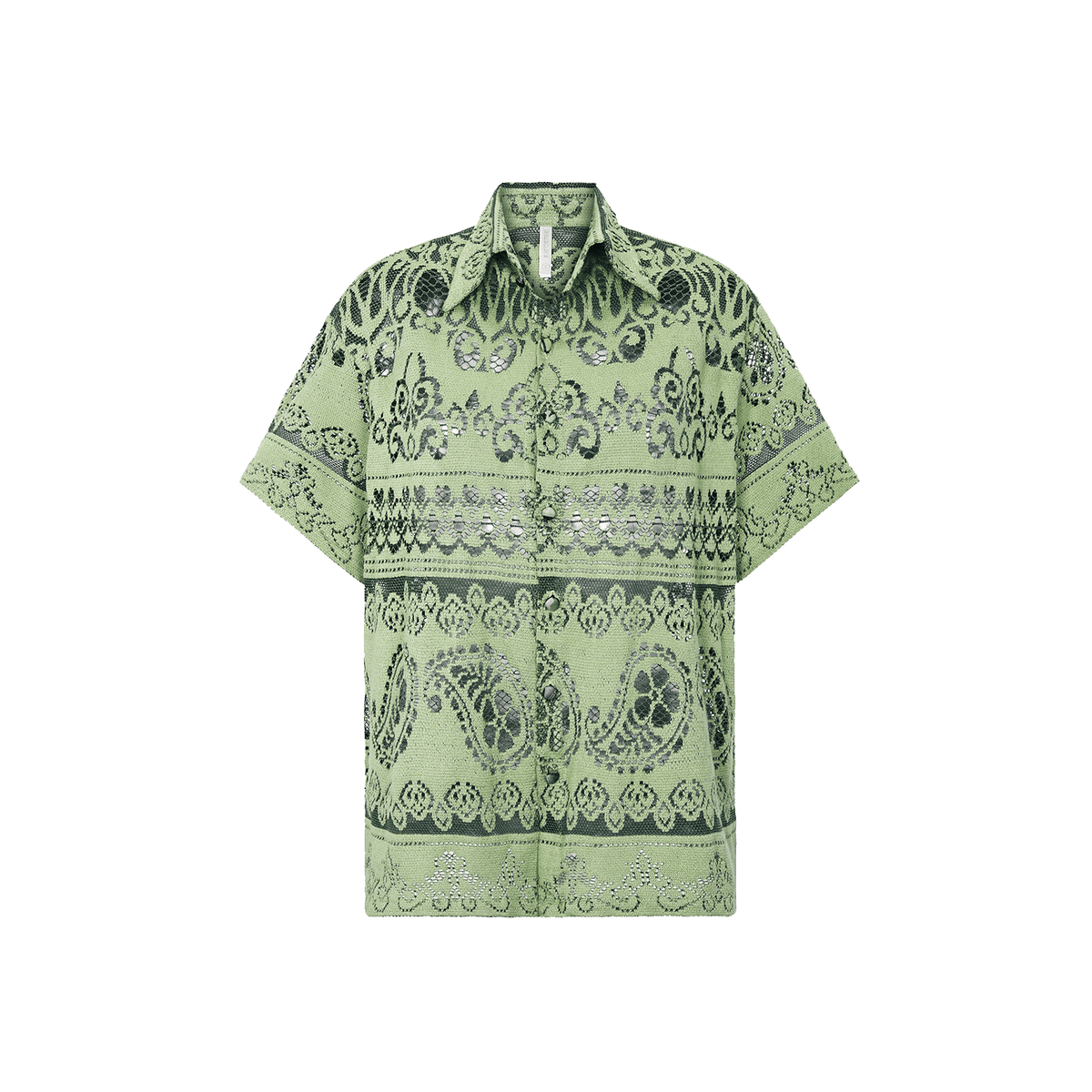 GREEN LOTUS SHIRT 27 Aguaclara | Oversize Shirt Green Lotus