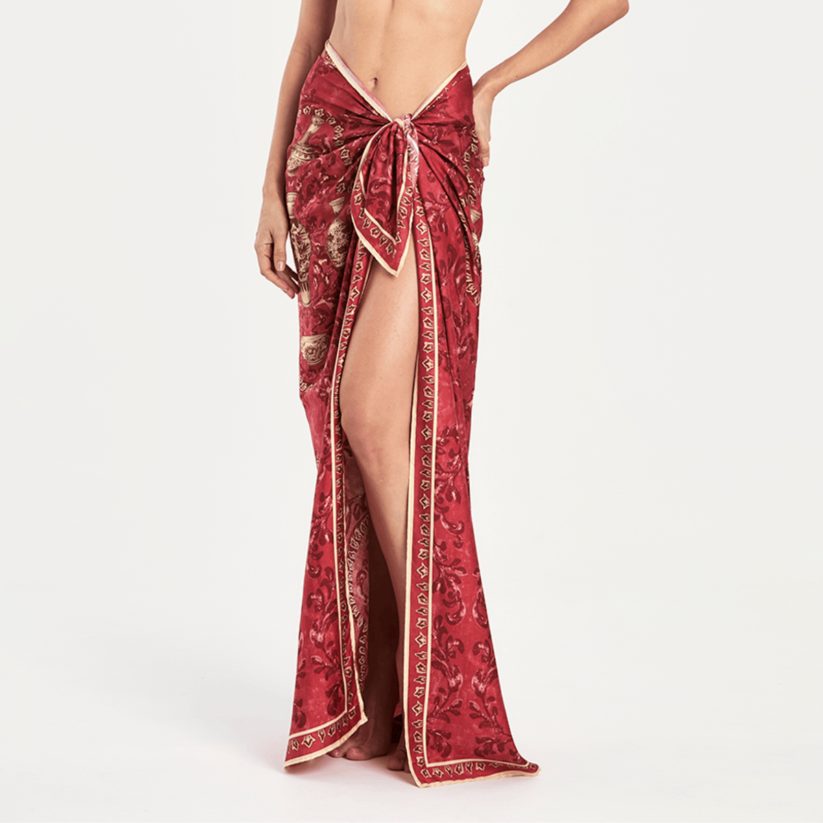 IMPERIAL RED PAREO U Aguaclara | Pareo / Scarf Imperial Red