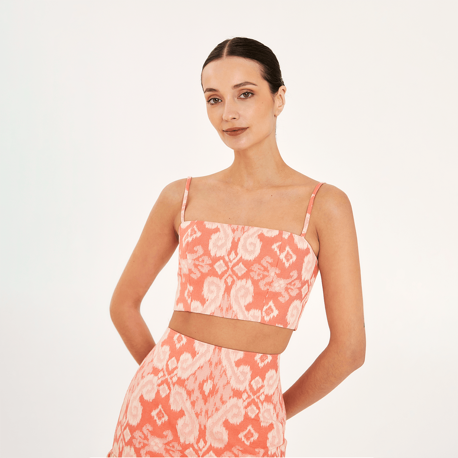 Palais Des Orangers Aguaclara | Orangers - Set Bustier Top & Maxi Skirt