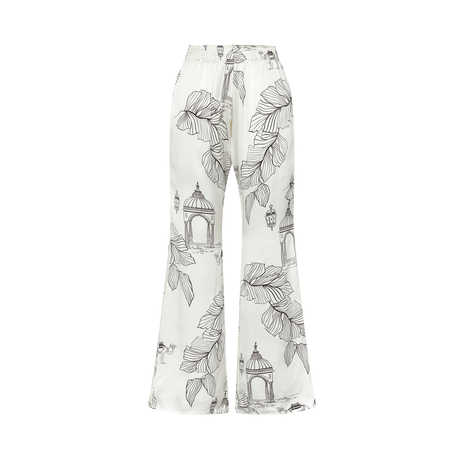 . PANTS 26 PANTS 100% SILK CAMEL 495