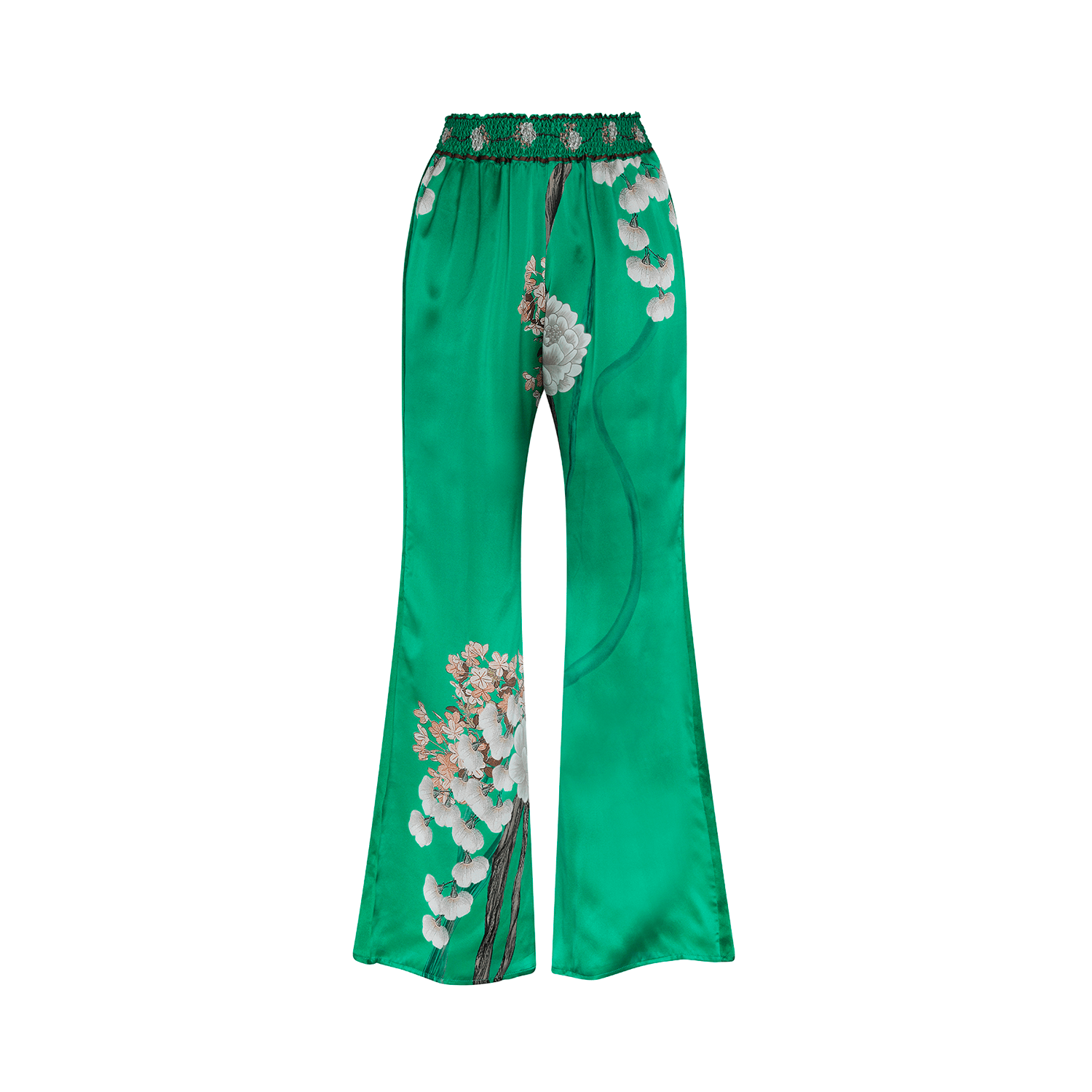 . PANTS 26 PANTS 100% SILK CHIFFON JADE 495