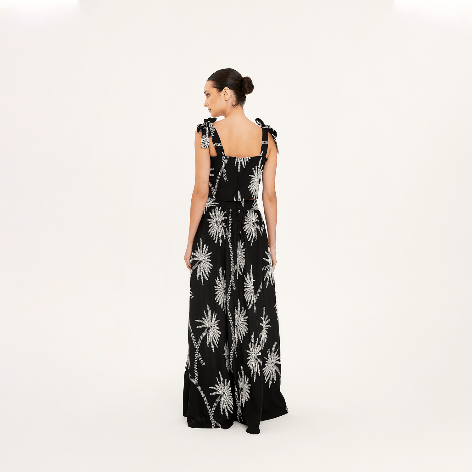 Sago Palm Aguaclara | Sago Palm - Set Crop Top & Maxi Skirt