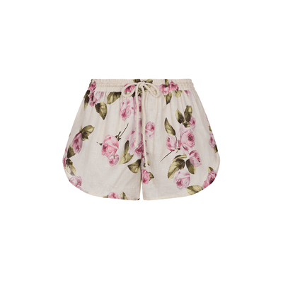 . SHORT 26 SHORT 100% LINEN ROSE 452