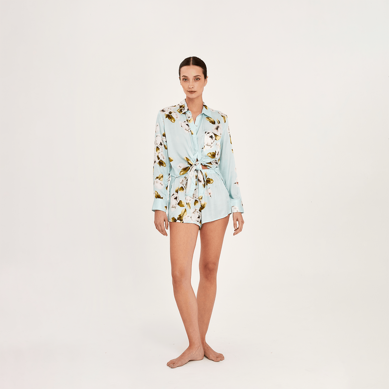 . SHORT 26 SHORT 100% SILK JARDINS 451