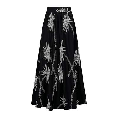 . SKIRT 26 MAXI SKIRT 100% COTTON SAGO PALM 528