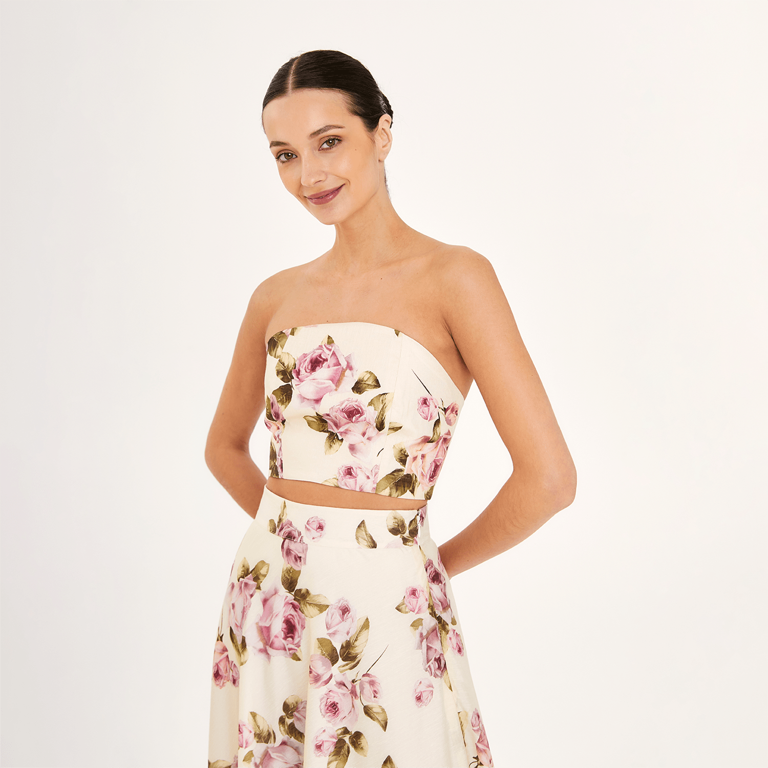 . SKIRT 26 MAXI SKIRT  ROSE 528A