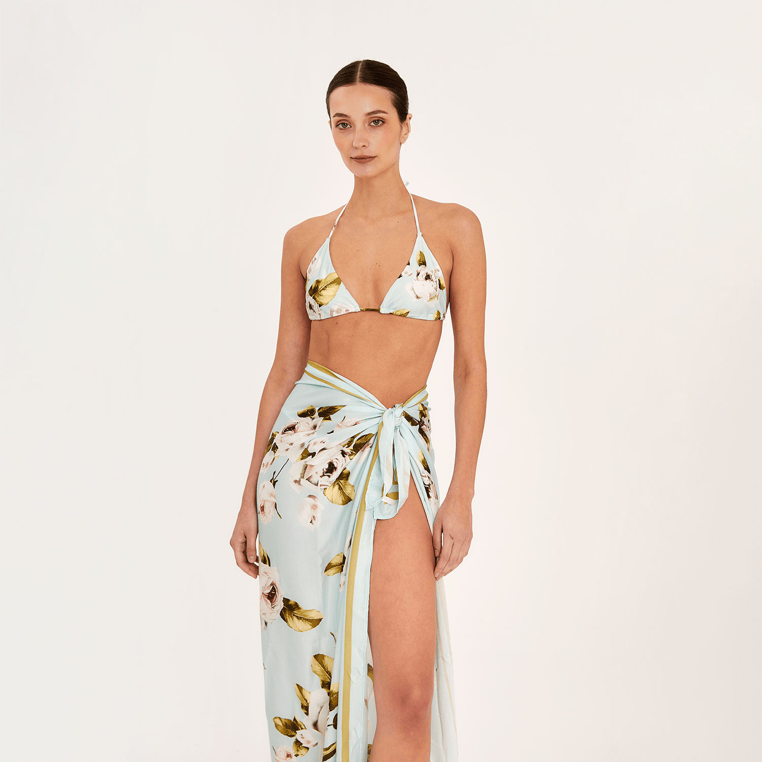 . SKIRT 26 U PAREO / SCARF SILK VISCOSE JARDINS 500