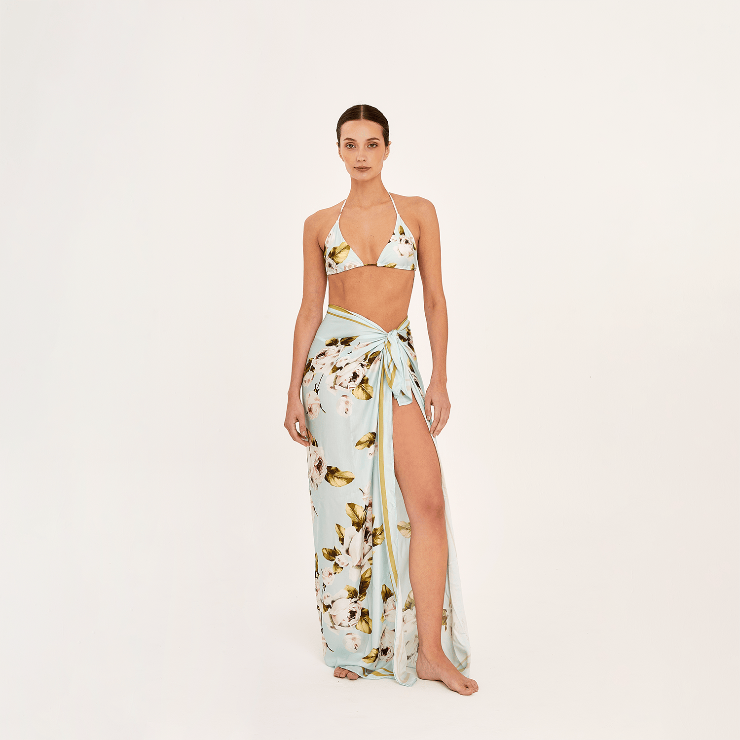 . SKIRT 26 U PAREO / SCARF SILK VISCOSE JARDINS 500