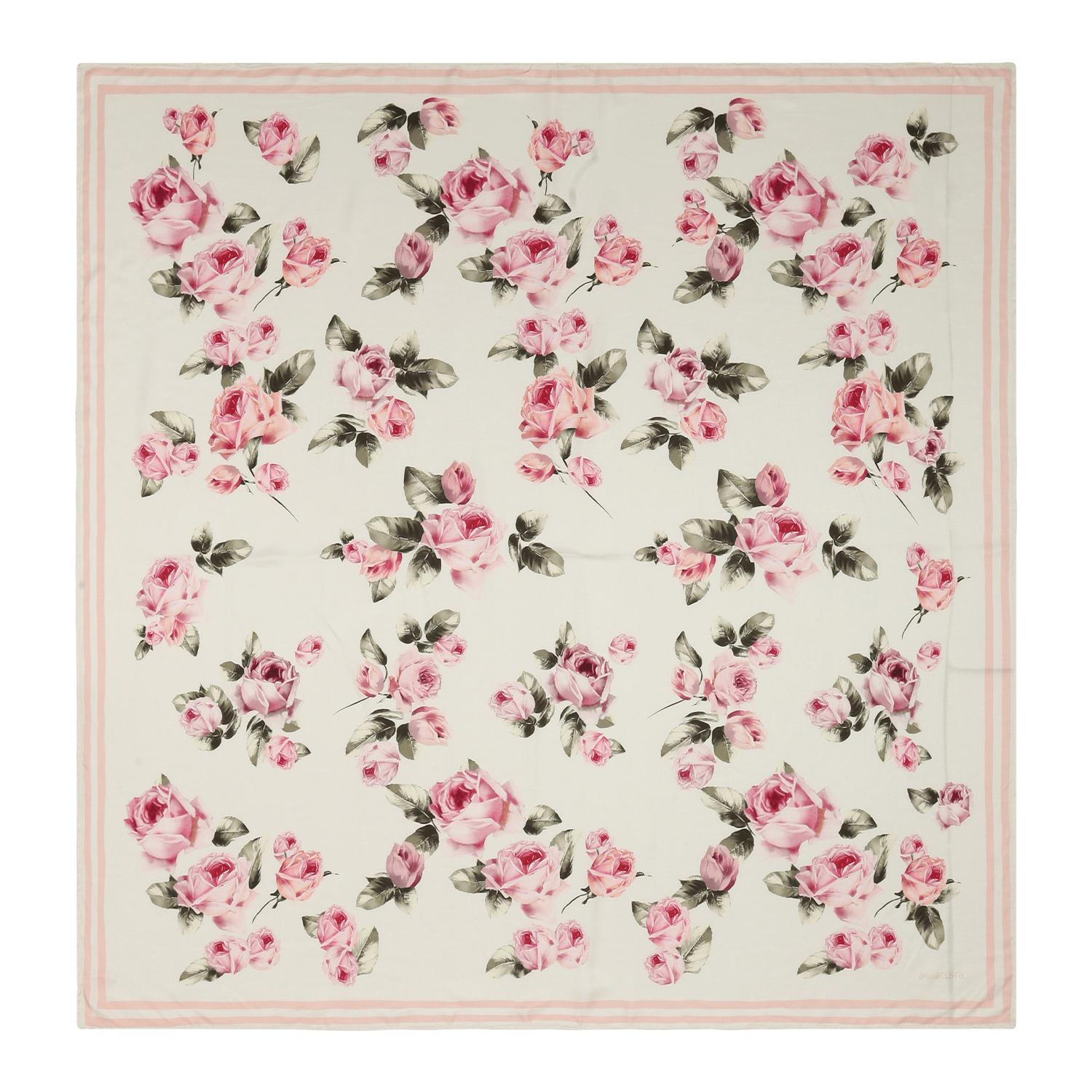 . SKIRT 26 U PAREO / SCARF SILK VISCOSE ROSE 500