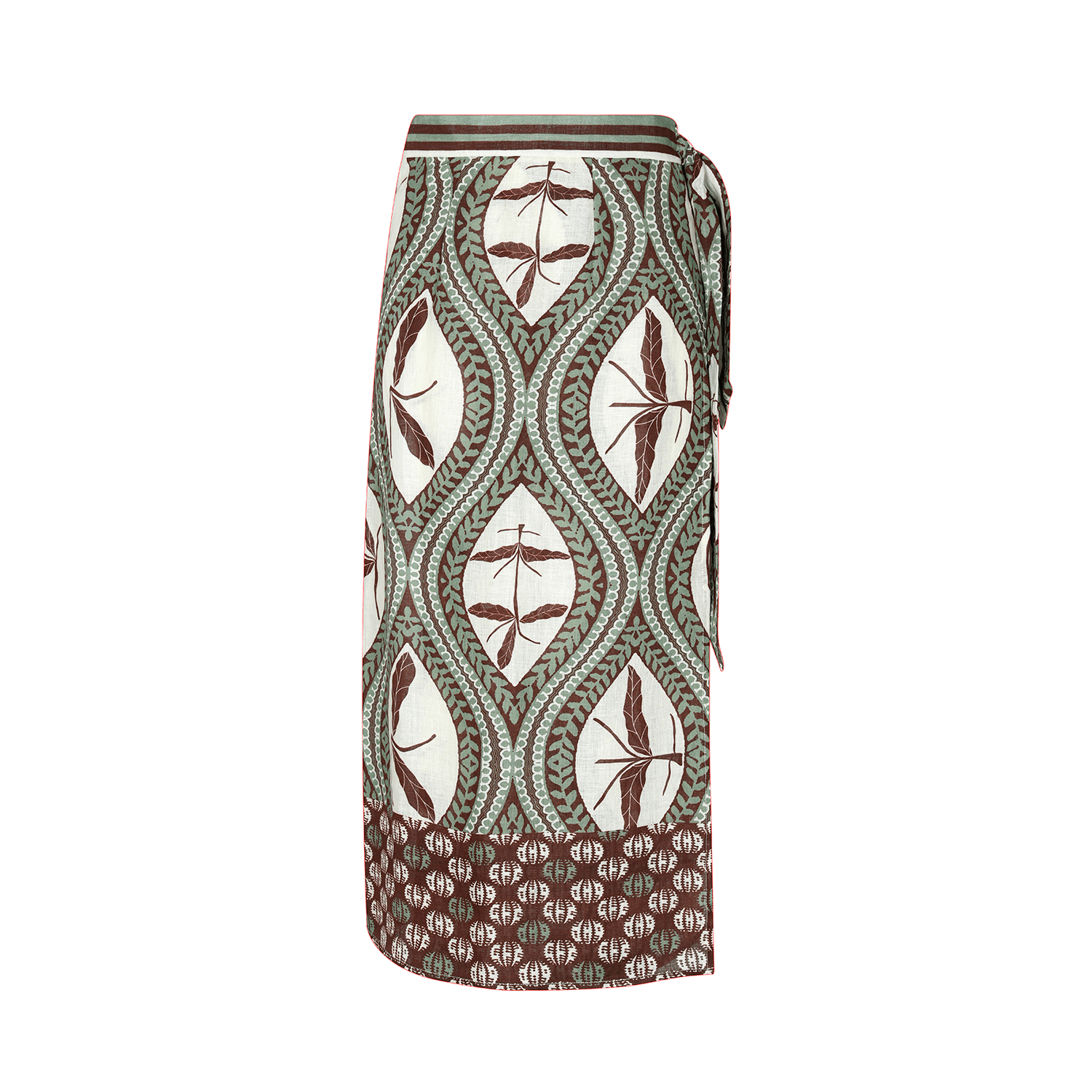 . SKIRT 26 WRAP SKIRT 100% LINEN BEDOUINE 527