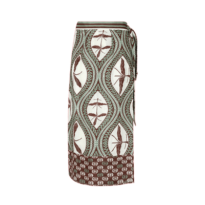 . SKIRT 26 WRAP SKIRT 100% LINEN BEDOUINE 527