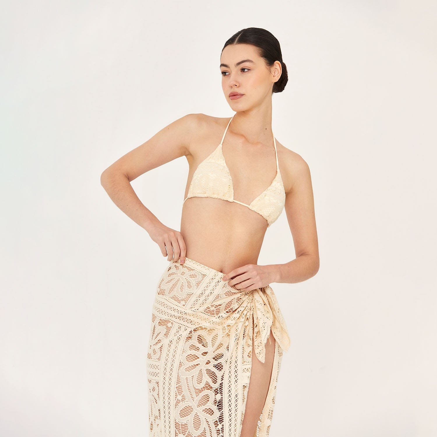 . SKIRT 26 WRAP SKIRT COTTON PA LA PERLE 507