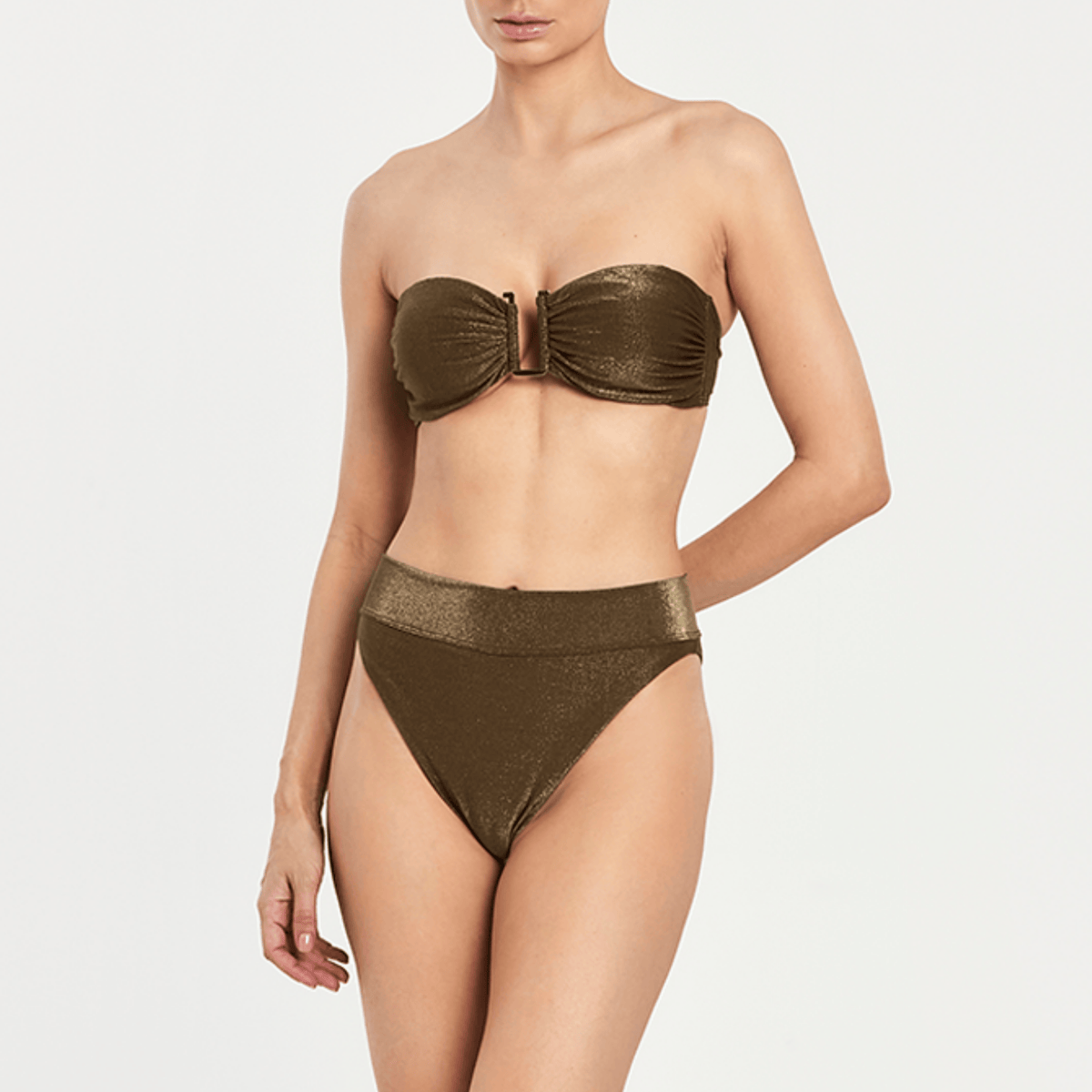 SPICE CHOCOLATE BIKINI BOTTOM 27 Aguaclara | High Rise Bikini Bottom Spice Chocolate