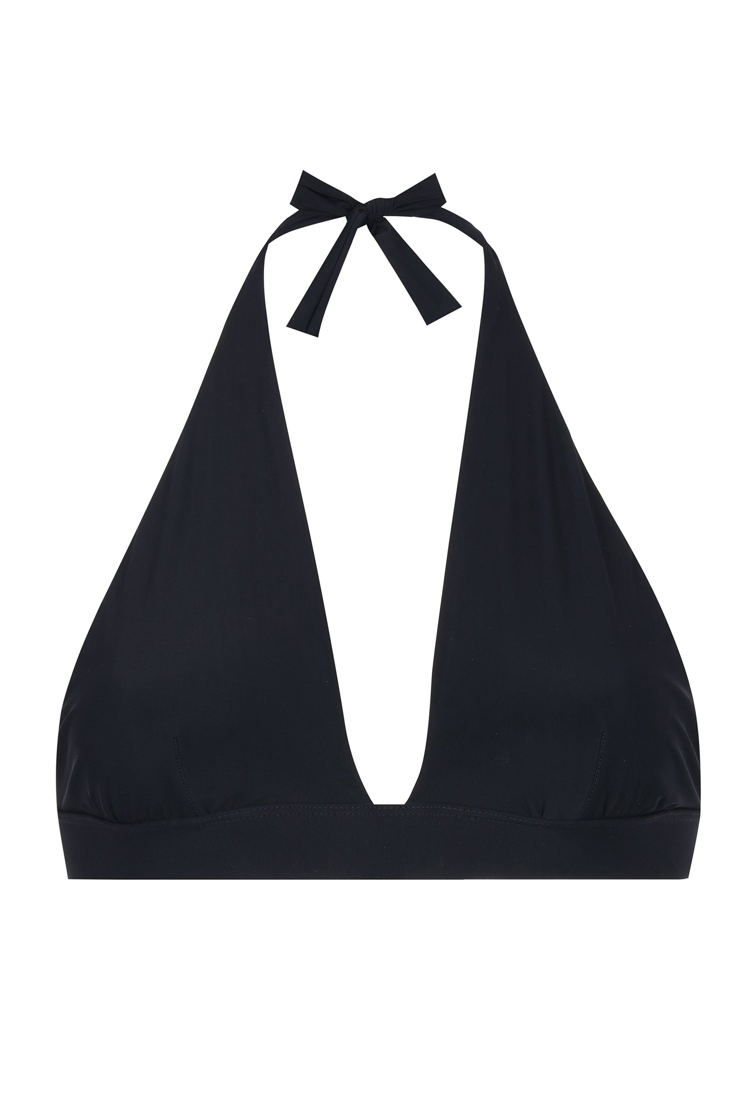 . BIKINI TOP 23 2023 AGUACLARA SWIMWEAR WOMENS CLASSIC BLACK MISSY HALTER TOP 41